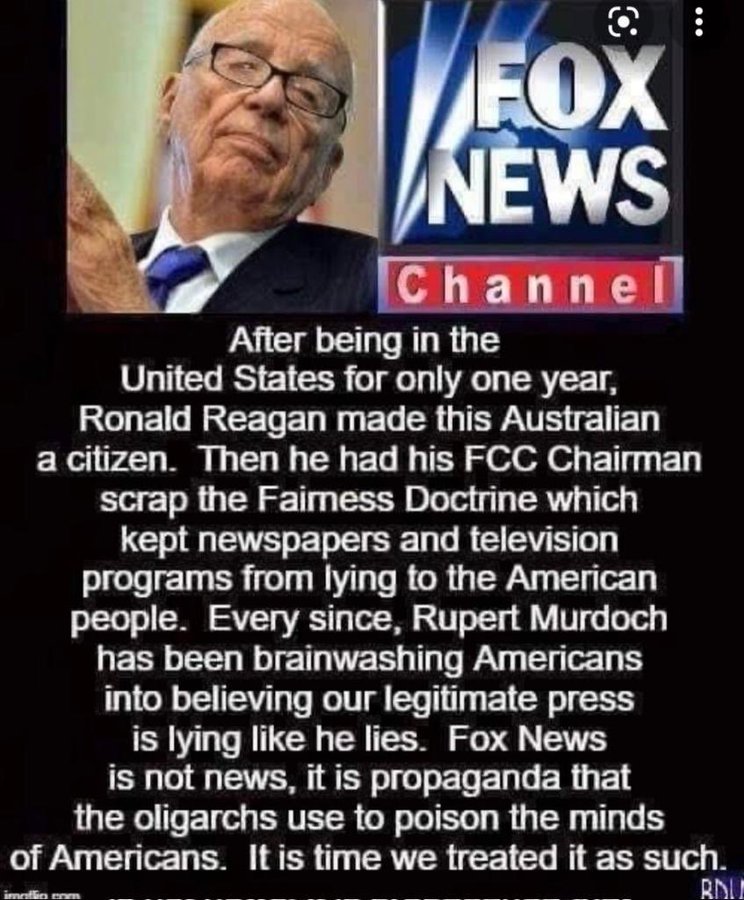 Reagon was responsible for Fox