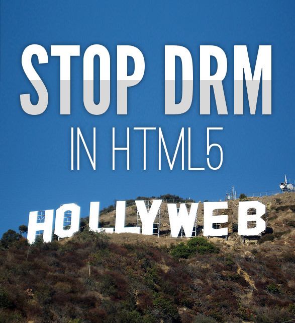 Stop DRM in HTML5